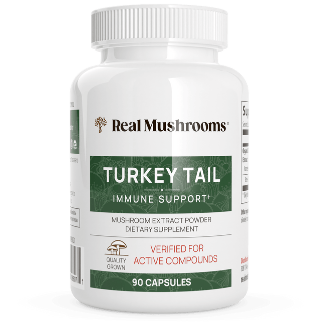 Turkey Tail Extract Capsules by Real Mushrooms - Vysn