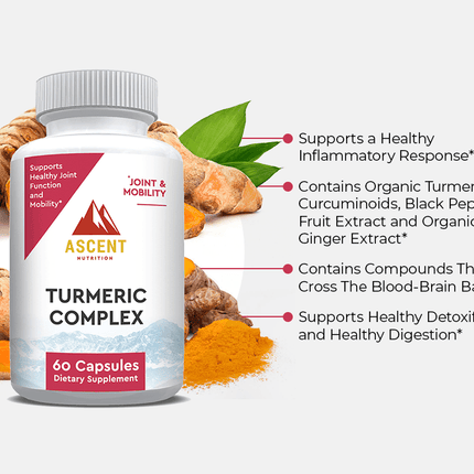 Turmeric Complex by Ascent Nutrition - Vysn