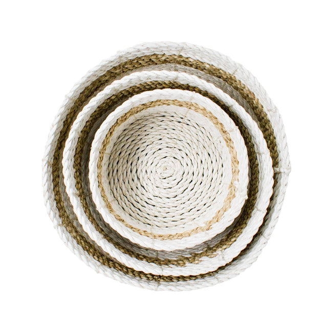 Tybee Island Basket Set - Natural by POPPY + SAGE - Vysn