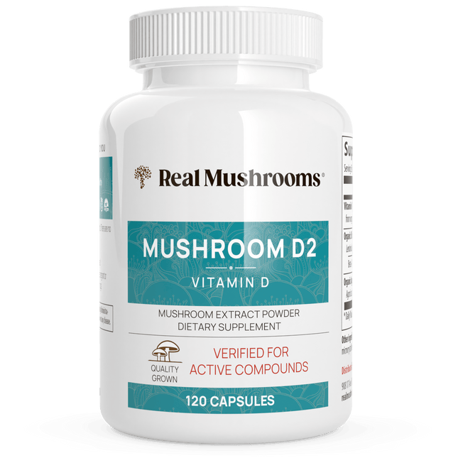 Vitamin D from Organic Mushrooms by Real Mushrooms - Vysn