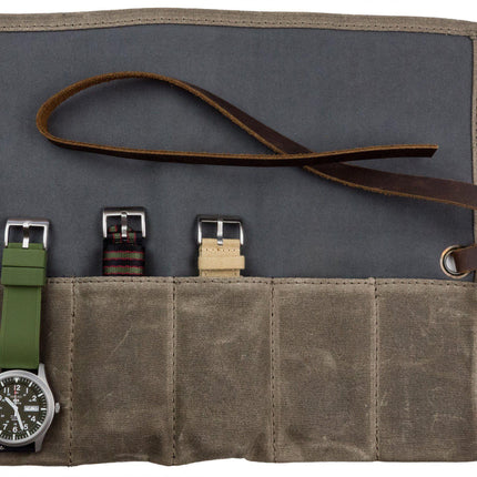 Watch Roll | Waxed Canvas by Barton Watch Bands - Vysn