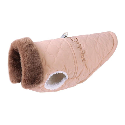Waterproof Winter Jacket with Fur Collar for Small Dogs by Dach Everywhere - Vysn