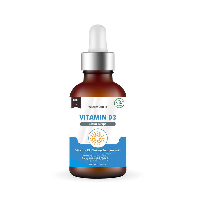 Wemmunity Vitamin D3 Liquid Drops by Skincareheaven - Vysn
