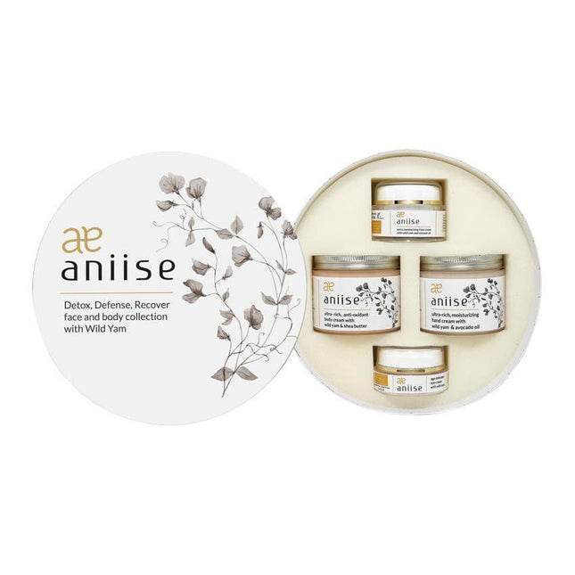 Wild Yam Body Cream Collection Set - Face, Body, Hands, Eyes by Aniise - Vysn
